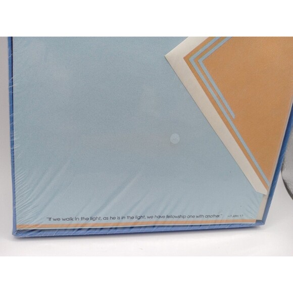 2) 25 Vintage Letter Sheets & 15 Envelopes "Bible Text" "Lighthouse" Stationary - Picture 3 of 11